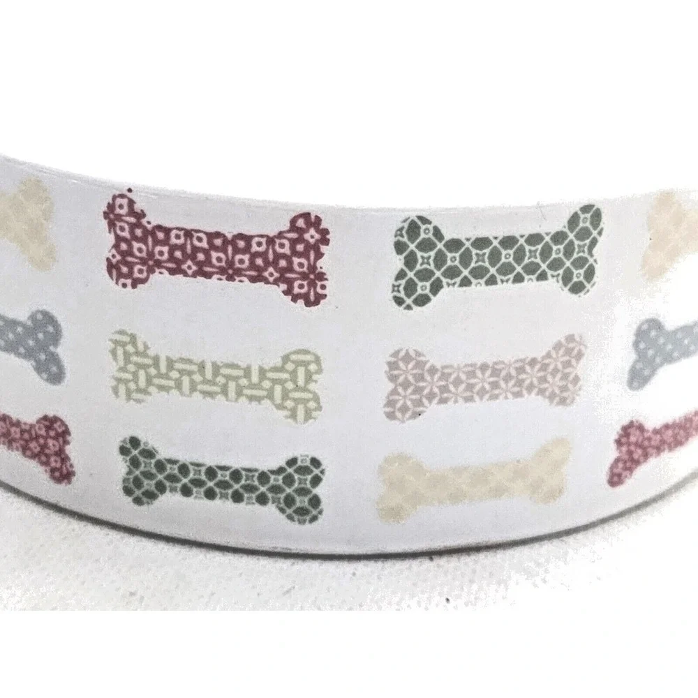 Dog Bowl-Fringe-Ceramic-